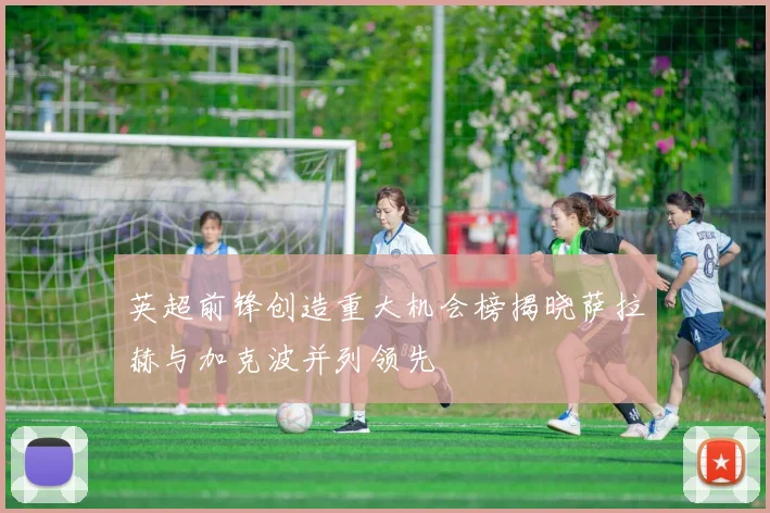 英超前锋创造重大机会榜揭晓萨拉赫与加克波并列领先